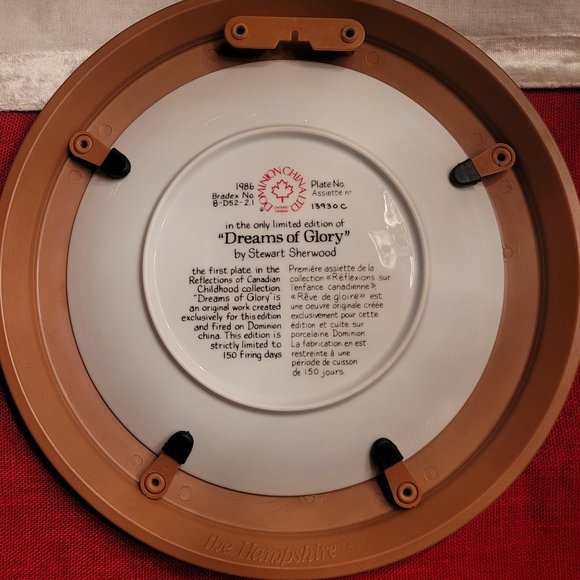 Stewart Sherwood China Plate "Dreams of Glory" - Picture 2 of 3